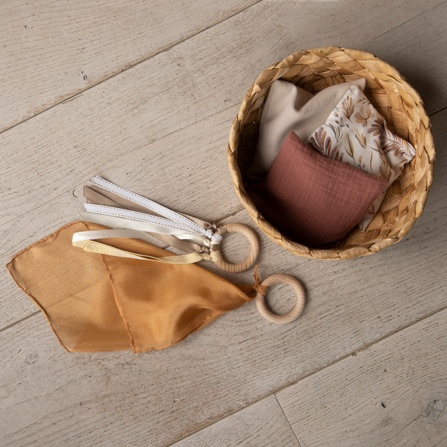 Baby handvlieger naturel