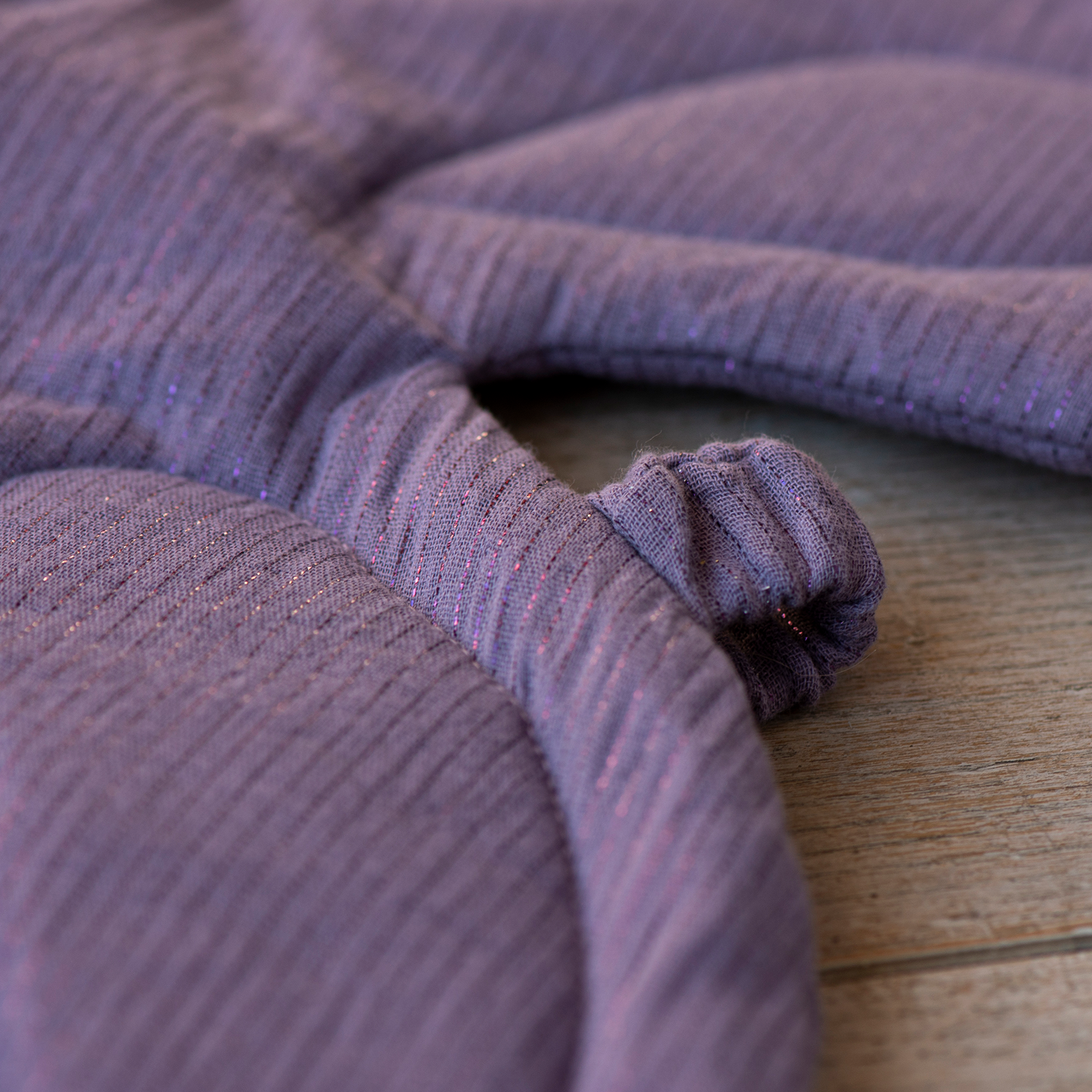 Trekkoord zakje shimmer - Magical Purple