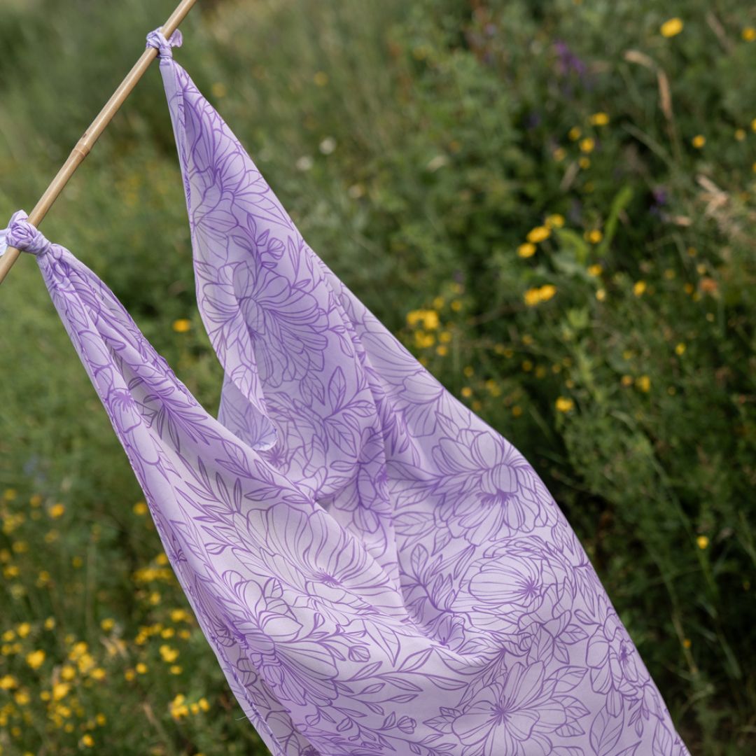 Playcycle speeldoek medium - 65cm - Botanicals Lila