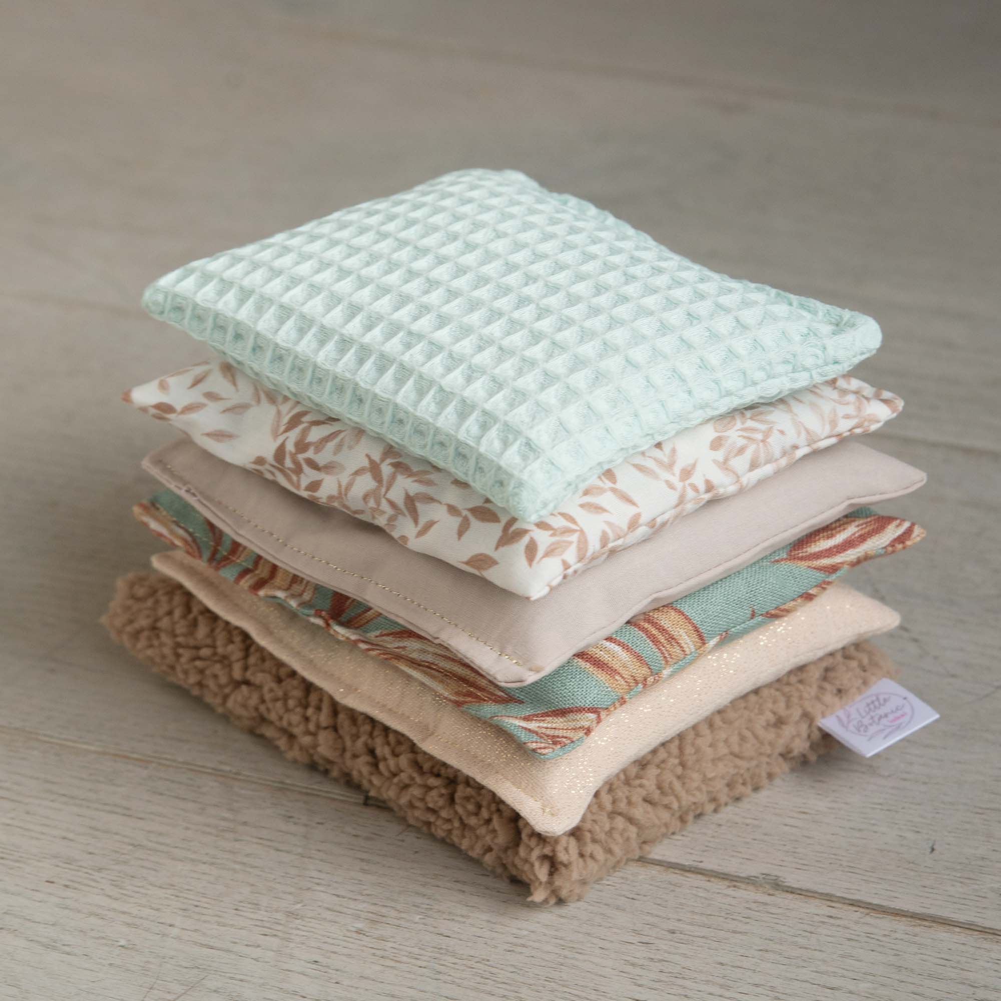 Sensorische pittenzakjes Dusty Green Verantwoord & duurzaam