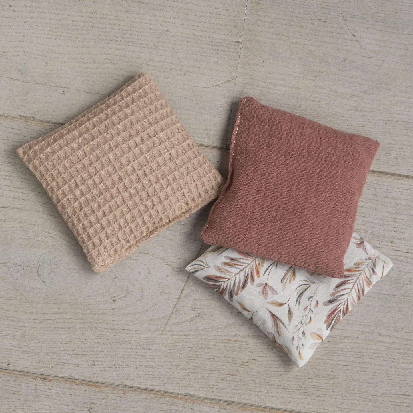 Pittenzakjes beige