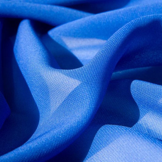 Playcycle speeldoek klein - 30cm - met houten ring - blauw