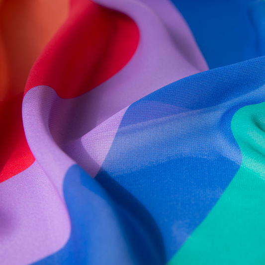 Playcycle speeldoek medium - 65cm - regenboog waves