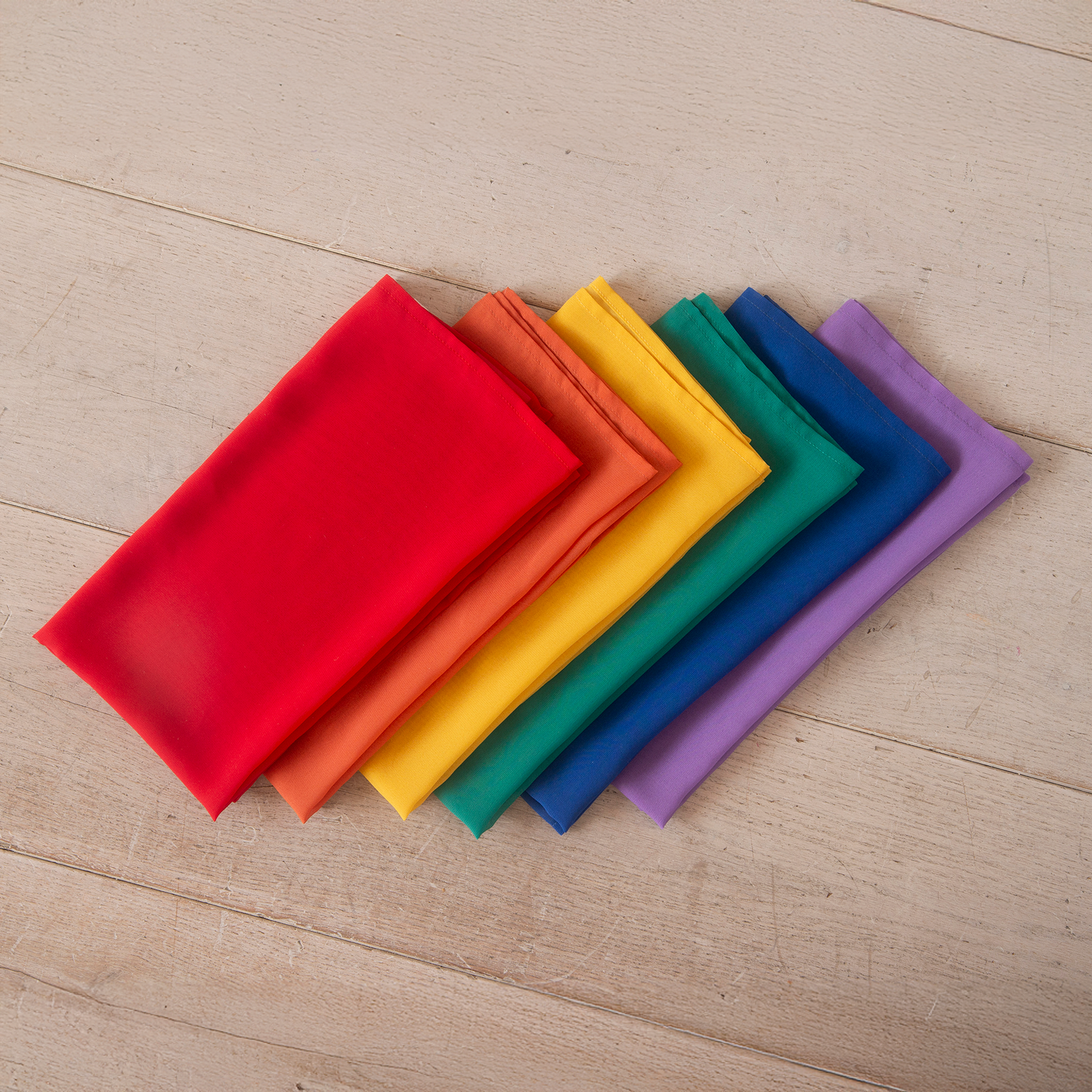 Playcycle speeldoeken regenboog set 6-delig 30cm