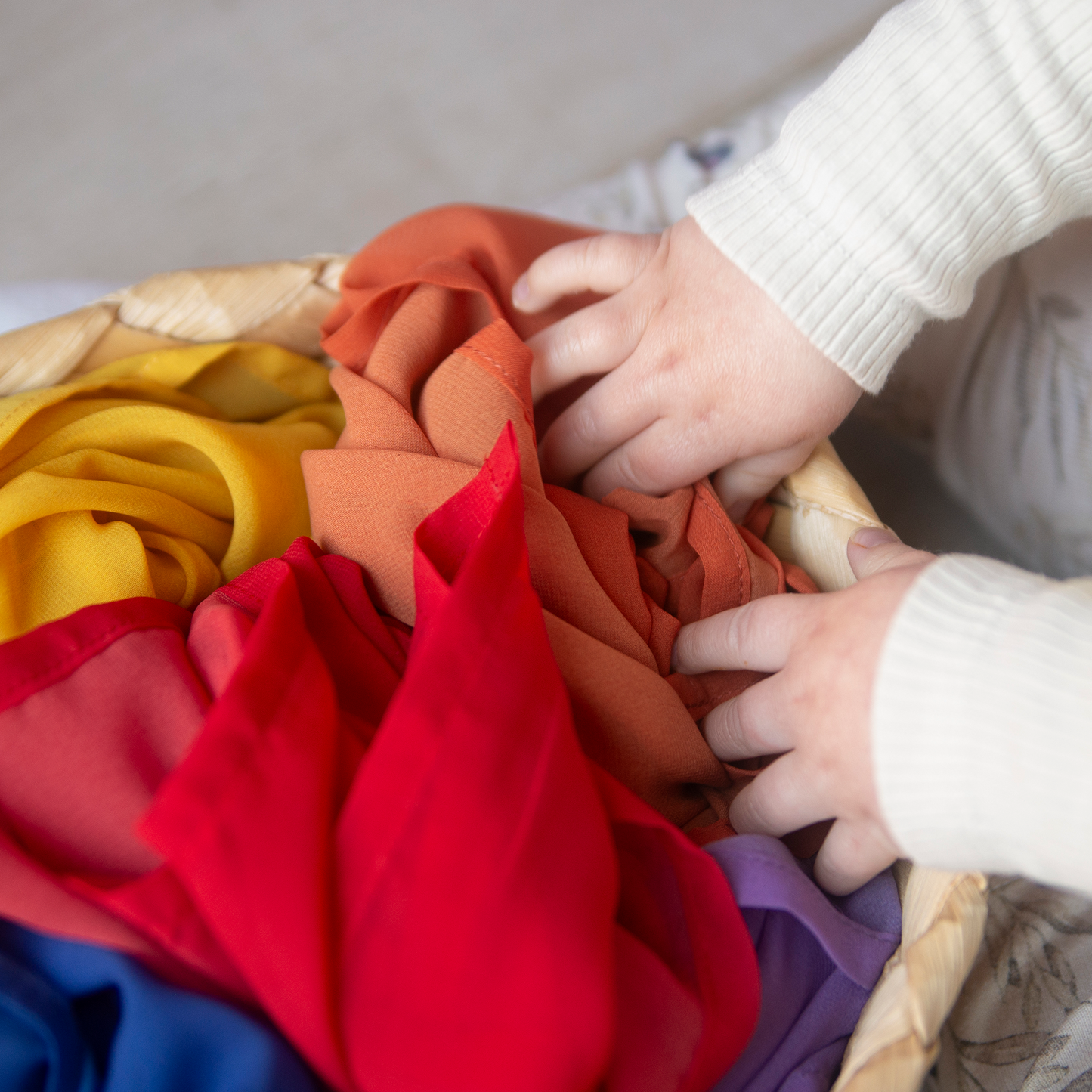 Playcycle speeldoeken regenboog set 8-delig 30cm COMING SOON