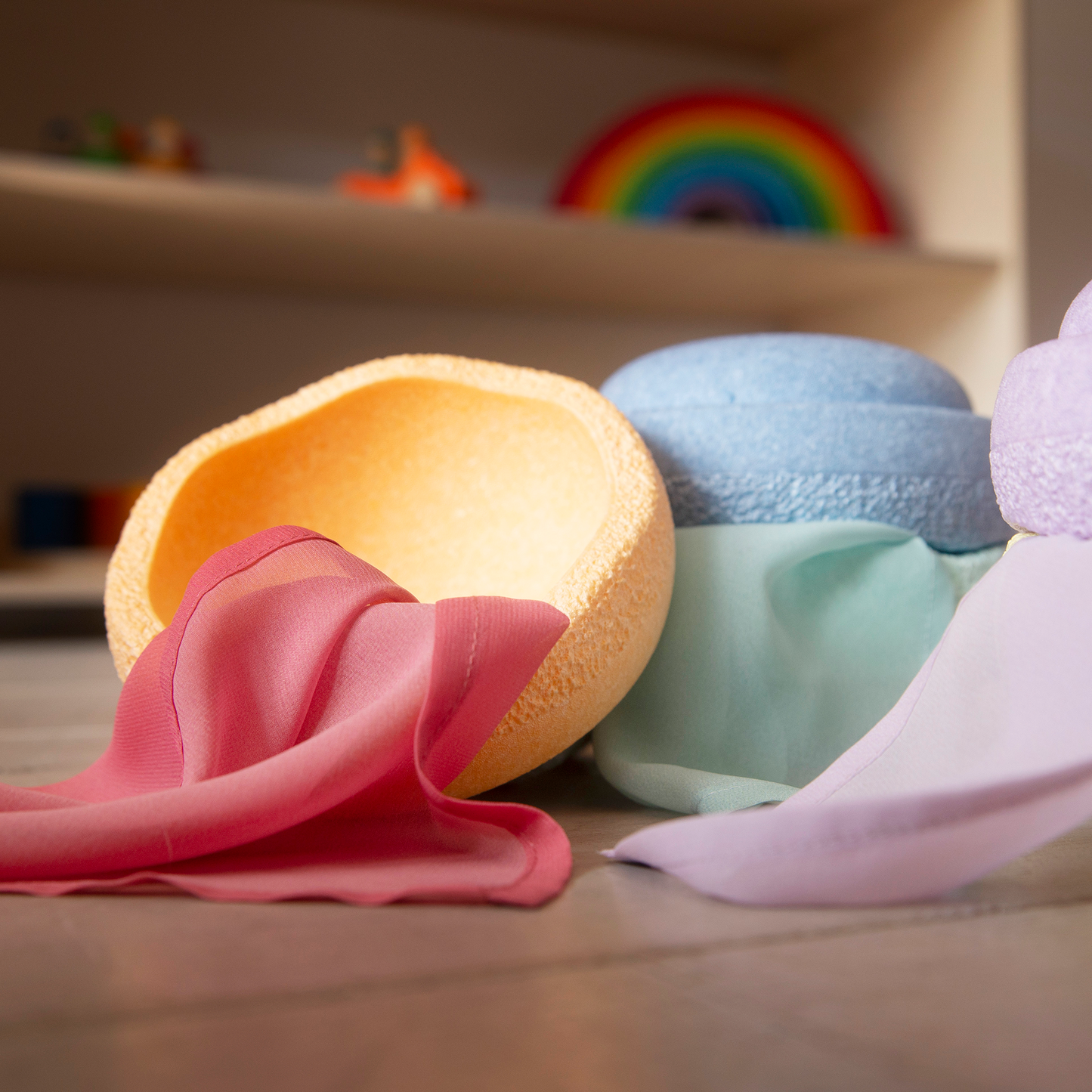 Playcycle speeldoek klein - 30cm - pastel waves
