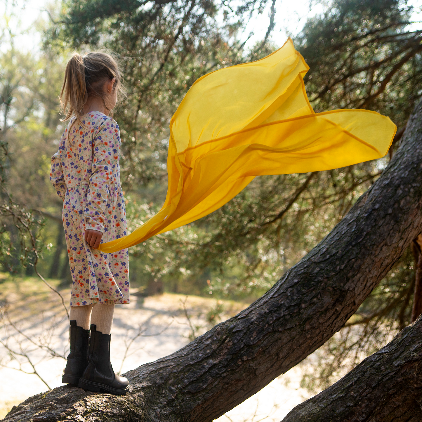 Playcycle speeldoek groot - 95cm -lichtoranje