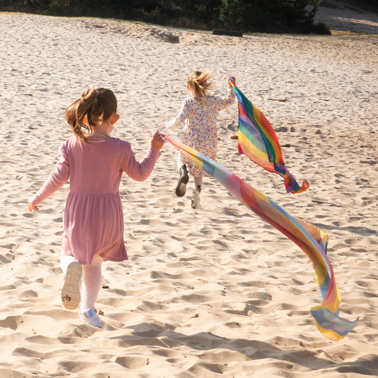 Playcycle speeldoeken regenboog set 8-delig 65cm