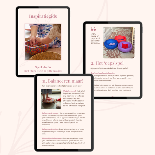 Speelgids - Stapelstein & pittenzakjes (digitaal e-book)