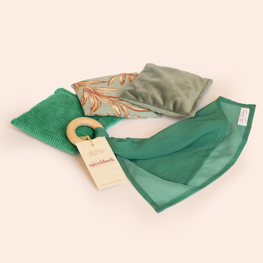 duurzaam babycadeau met open einde speelgoed