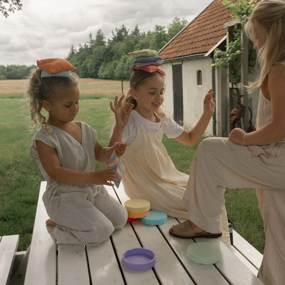 Sensorische ballonbal & pittenzakjes set - Pastel (pre-order week 2)