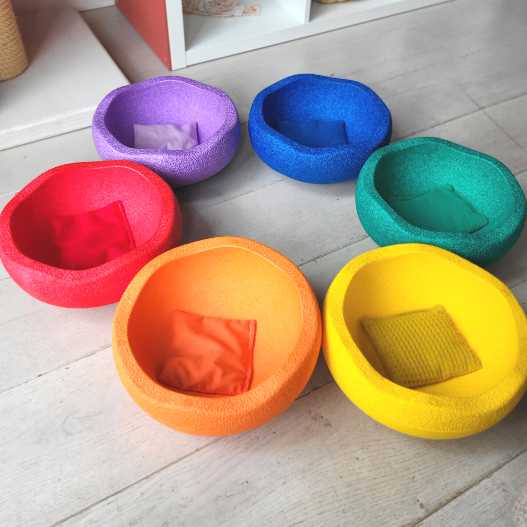 Sensorische pittenzakjes - Regenboog