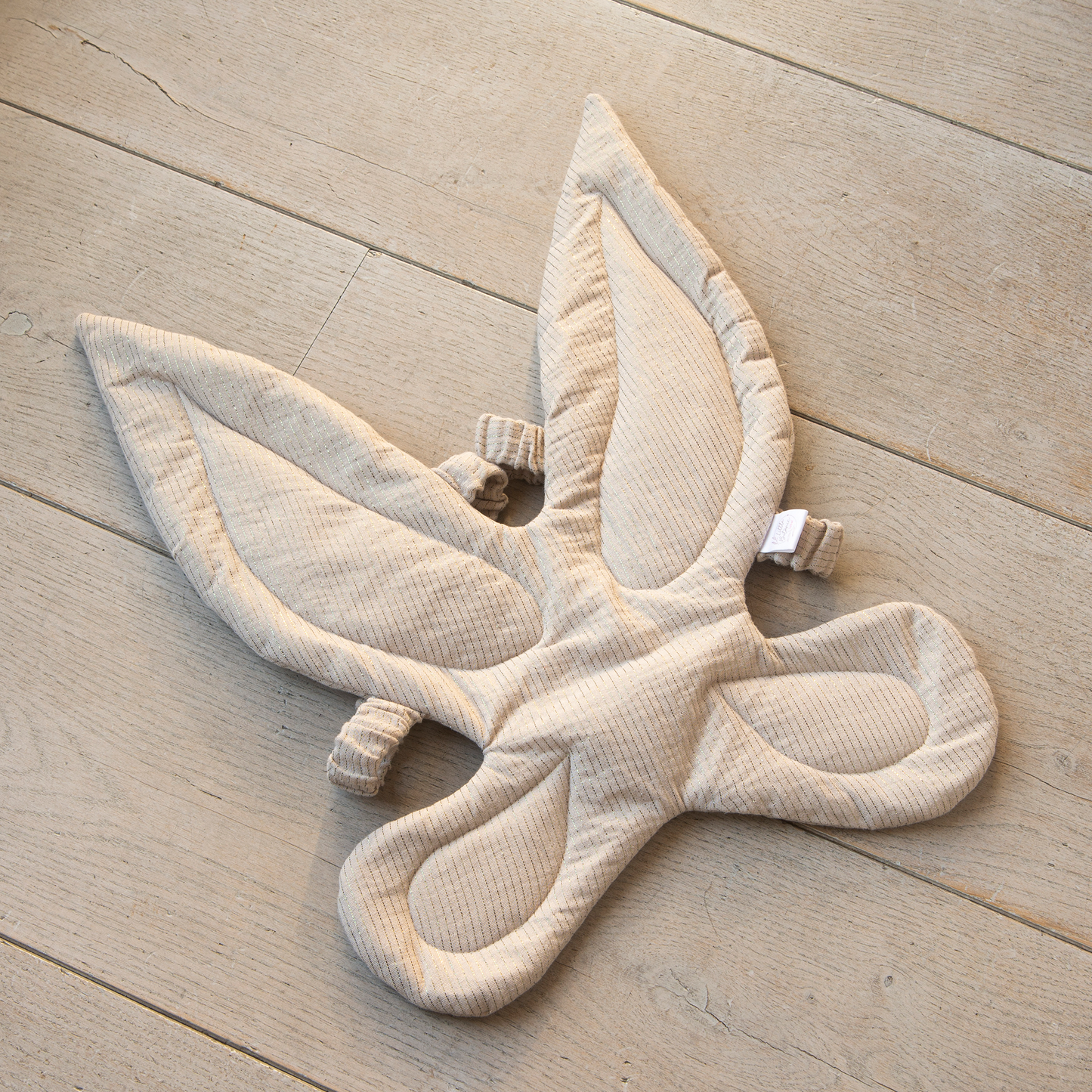 Verkleed vleugels shimmer - Soft Taupe