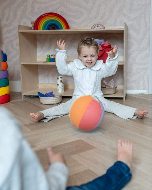 Sensorische ballonbal met ballonhoes voor peuters