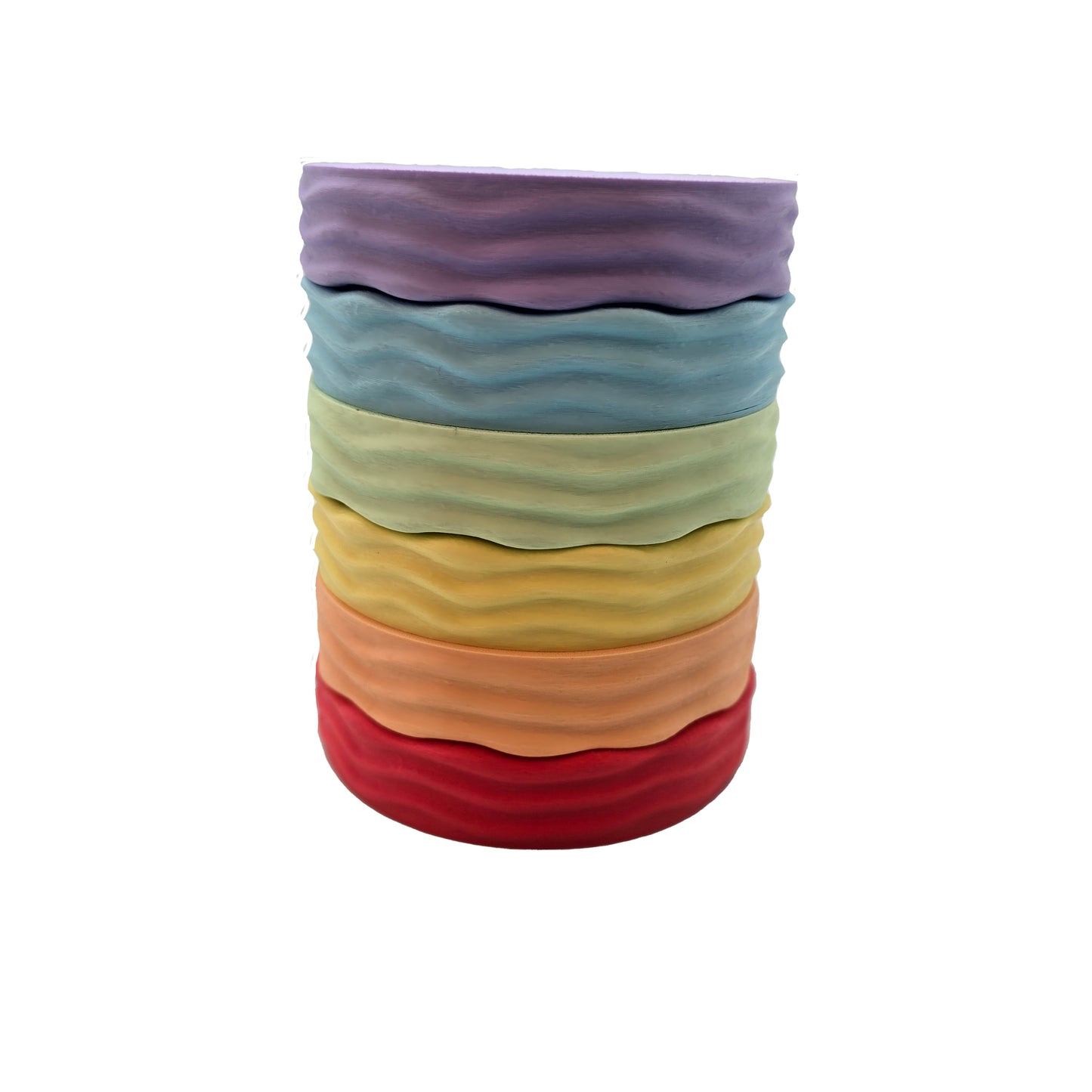 Grennn x Little Botanic label waves pastel speelset compleet