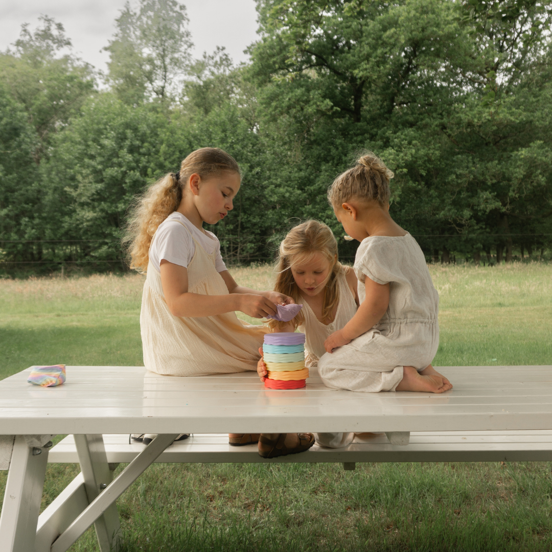 Grennn x Little Botanic label waves pastel speelset compleet