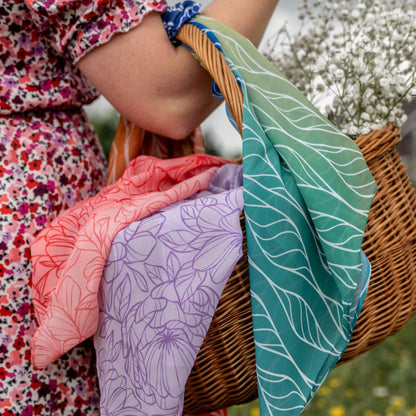 Playcycle speeldoek medium - 65cm - Botanicals Lila