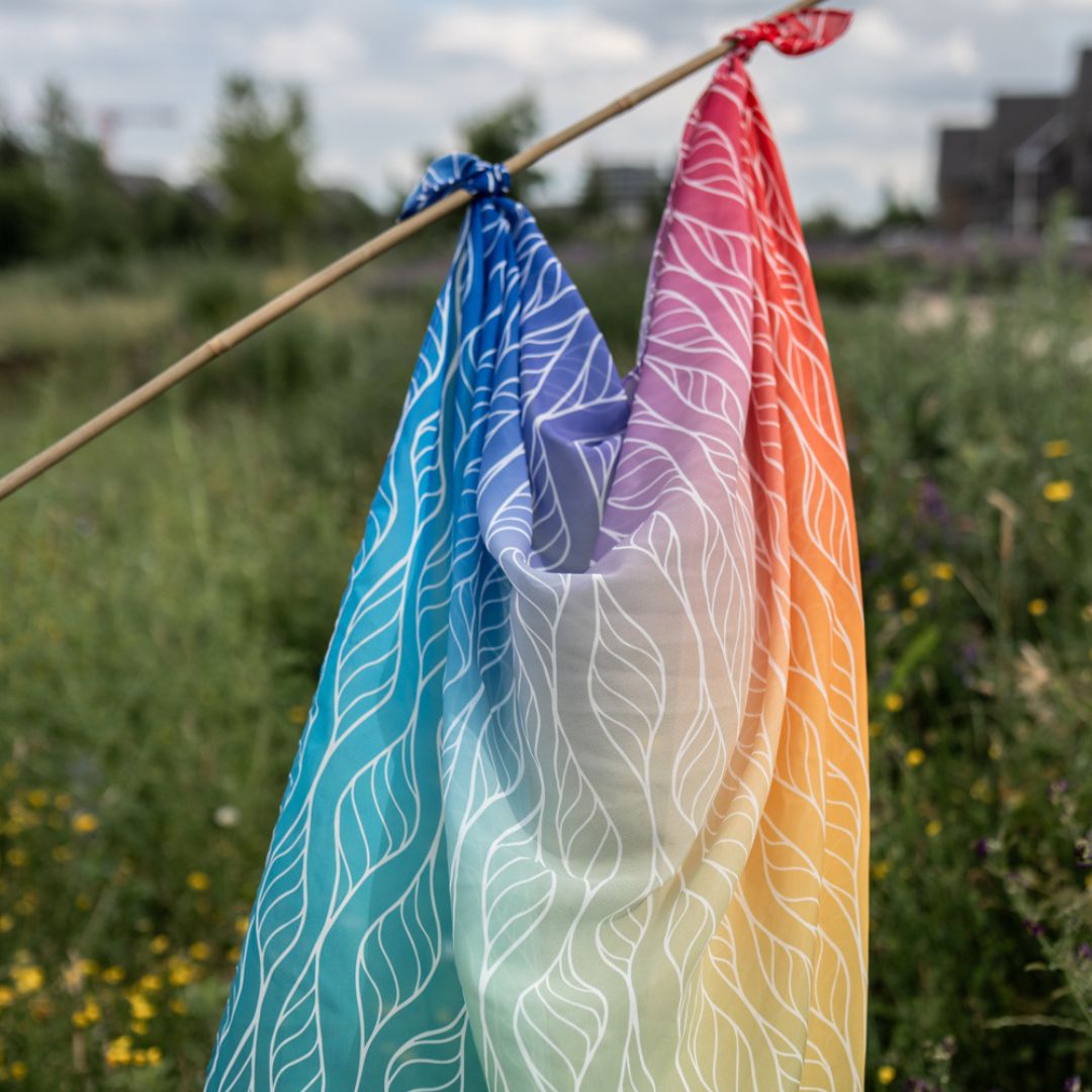 Playcycle speeldoek medium - 65cm - Ombre Rainbow