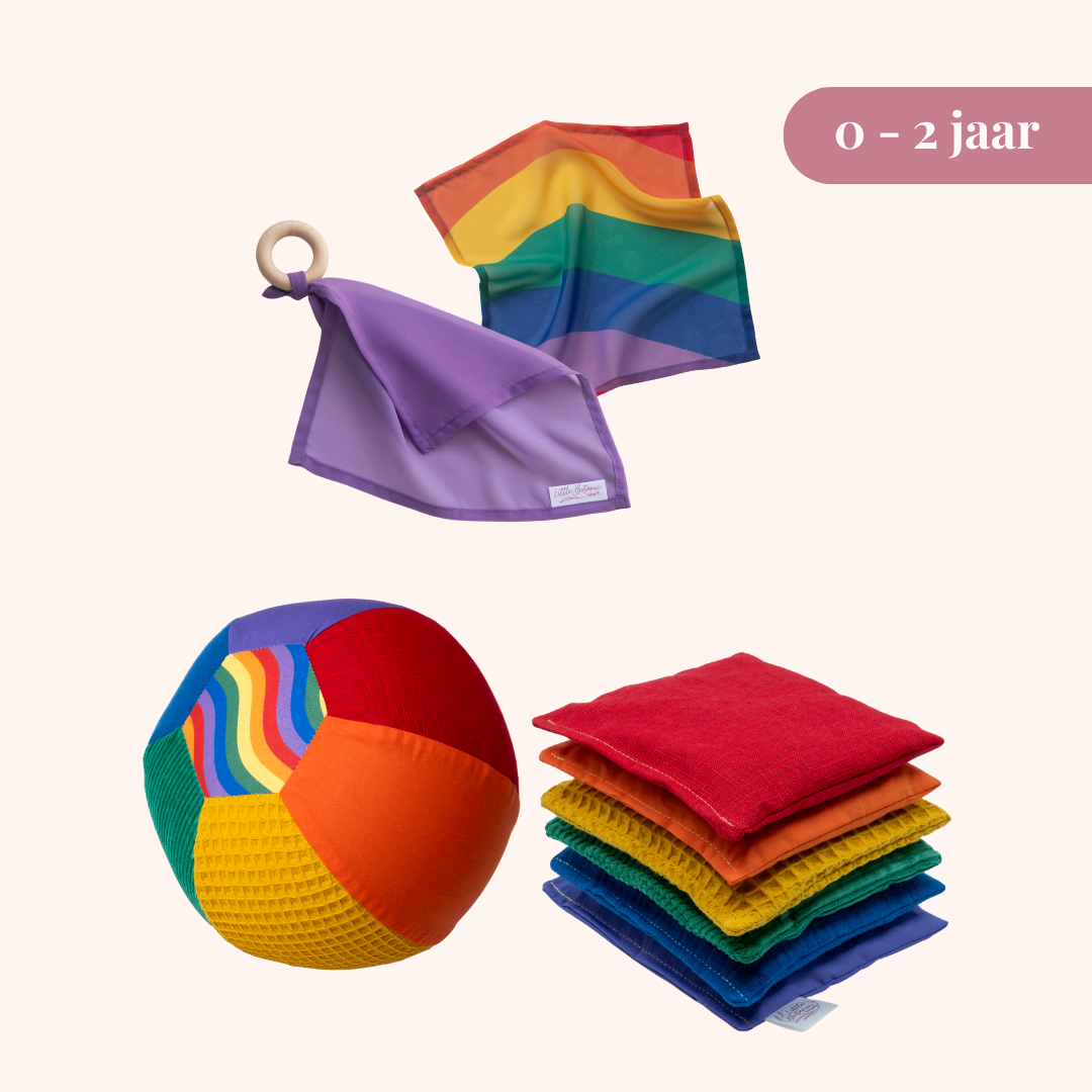 baby speelgoedset met open einde speelgoed