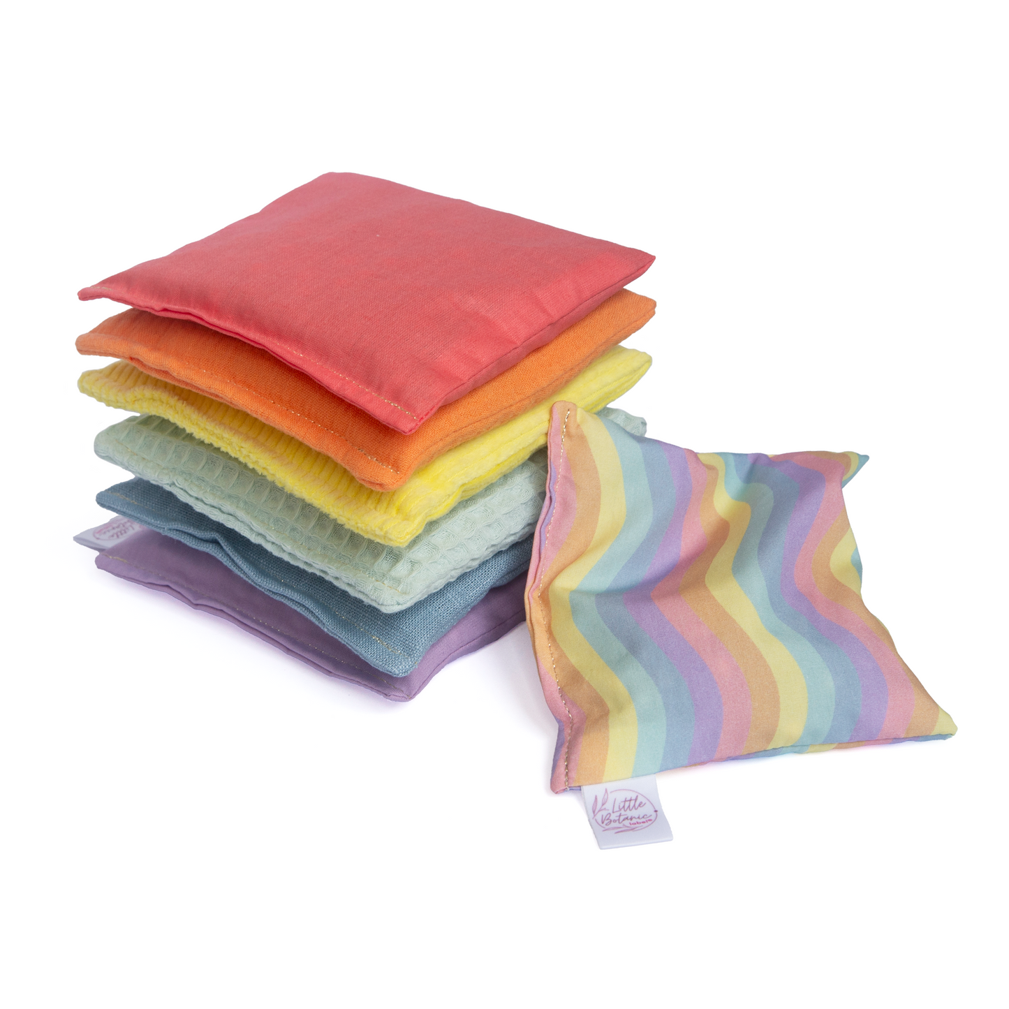 Grennn x Little Botanic label waves pastel speelset compleet