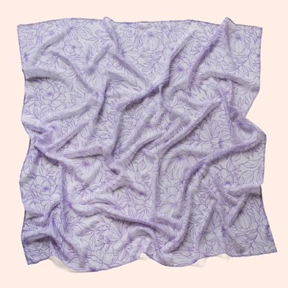 Playcycle speeldoek groot - 95cm - Botanicals Lila