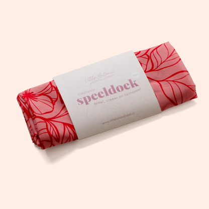 Playcycle speeldoek medium - 65cm - Botanicals Lichtrood