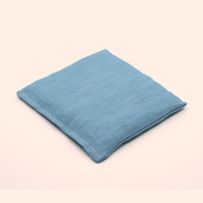 Stapelstein pittenzakje pastelblauw