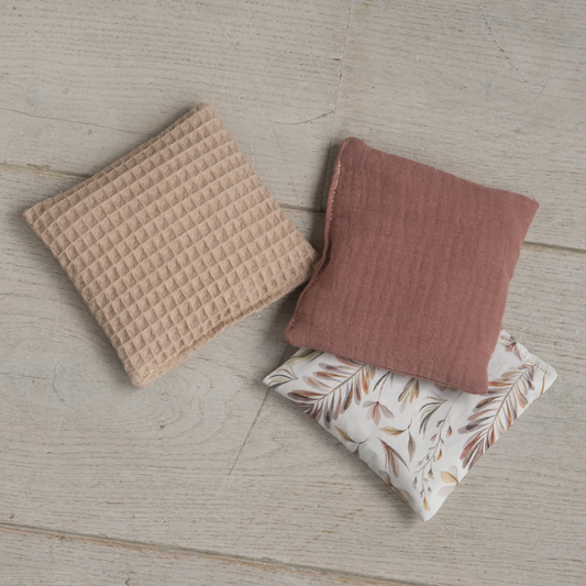 Pittenzakjes beige