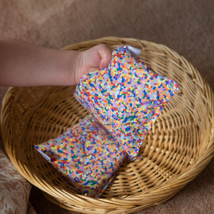 Sensorische pittenzakjes - Confetti set - 6 stuks