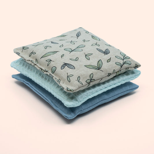 Sensorische pittenzakjes mini - Jeans 3 stuks