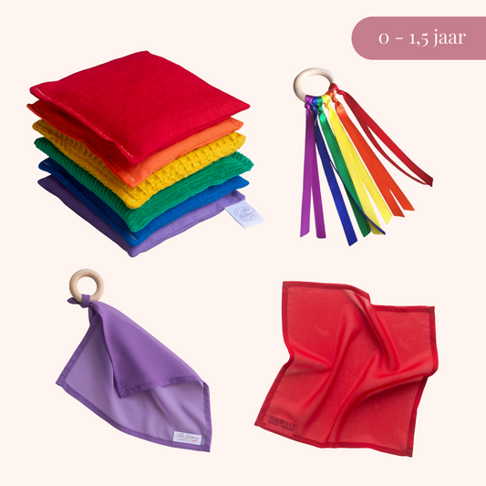 Speelset 0 - 1,5 jaar regenboog 1