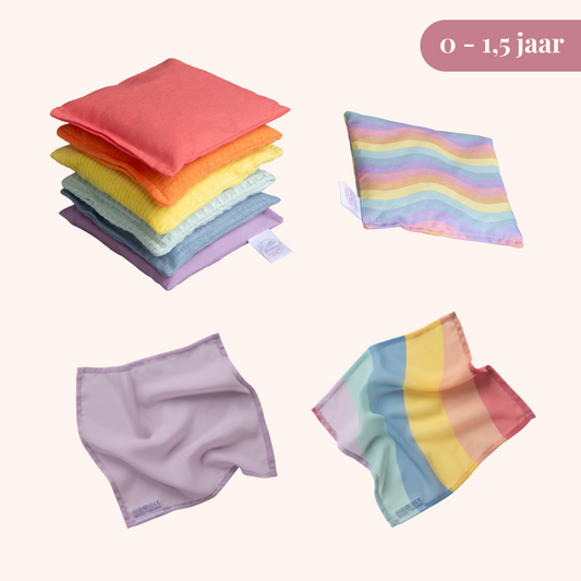 Speelset 0 - 1,5 jaar pastel