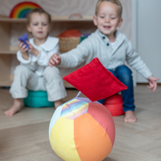 Open einde peuter speelgoedset (2–4 jaar) – Regenboog