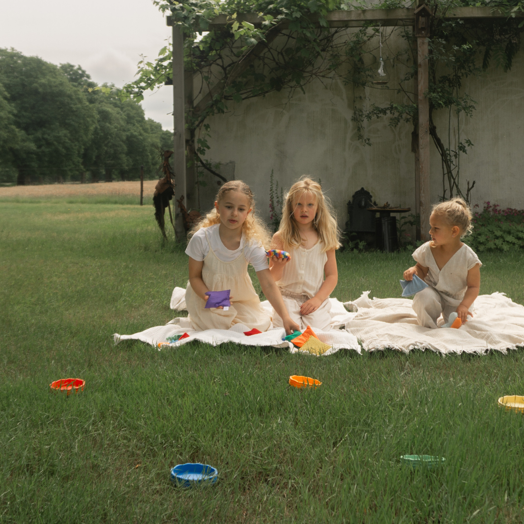 Grennn x Little Botanic label waves pastel speelset compleet