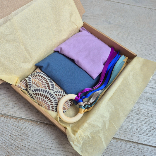 Kraamcadeau met duurzaam speelgoed - Terra Drops