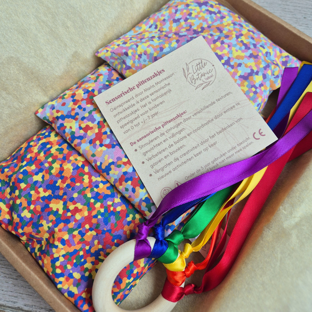 Kraamcadeau met duurzaam speelgoed - Confetti
