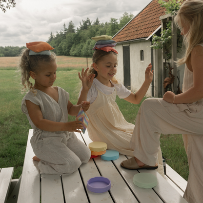 Grennn x Little Botanic label waves pastel speelset compleet