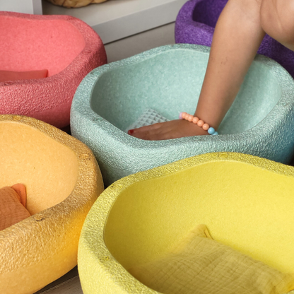 Sensorische pittenzakjes - Pastel - 6 stuks