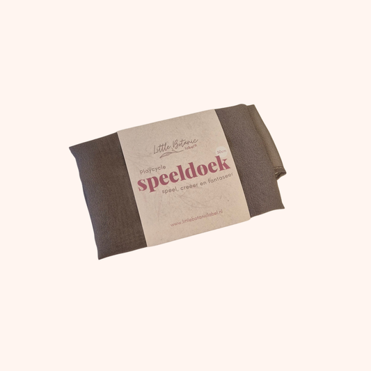 2DEKANS Playcycle speeldoek klein - 30cm - Taupe/grijs